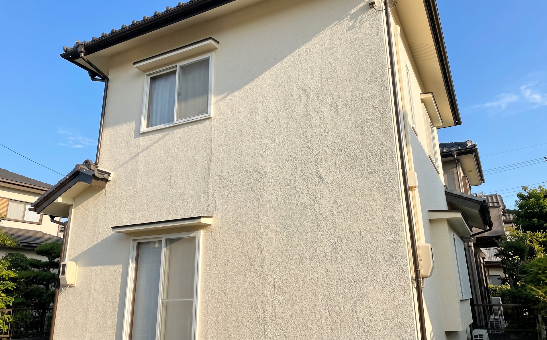 塗り替えを終えた住宅の外壁